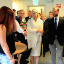 The Crown Prince and Crown Princess met Carina during their visit to Evje prison (Photo: Gorm Kallestad / Scanpix)
